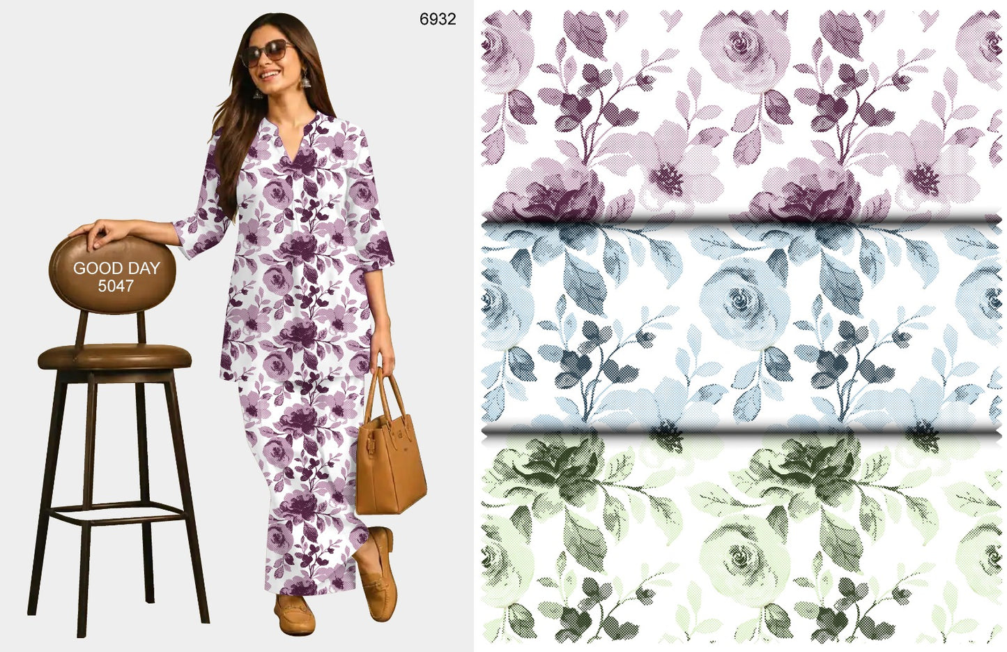 Printed Cotton Co-ord Set