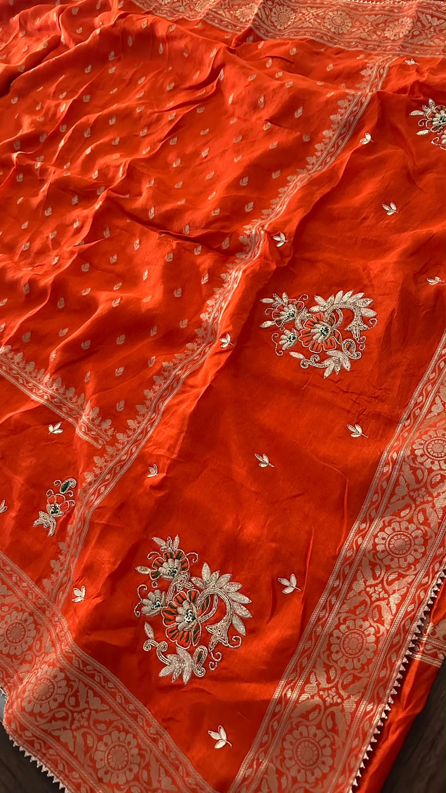 Pura Moonga Silk Jari Saree