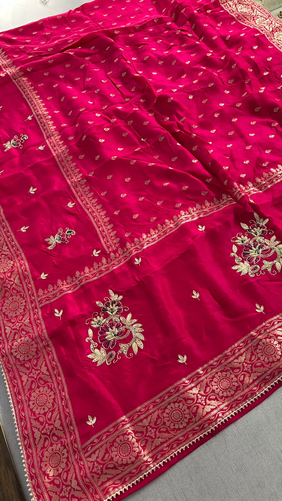 Pura Moonga Silk Jari Saree