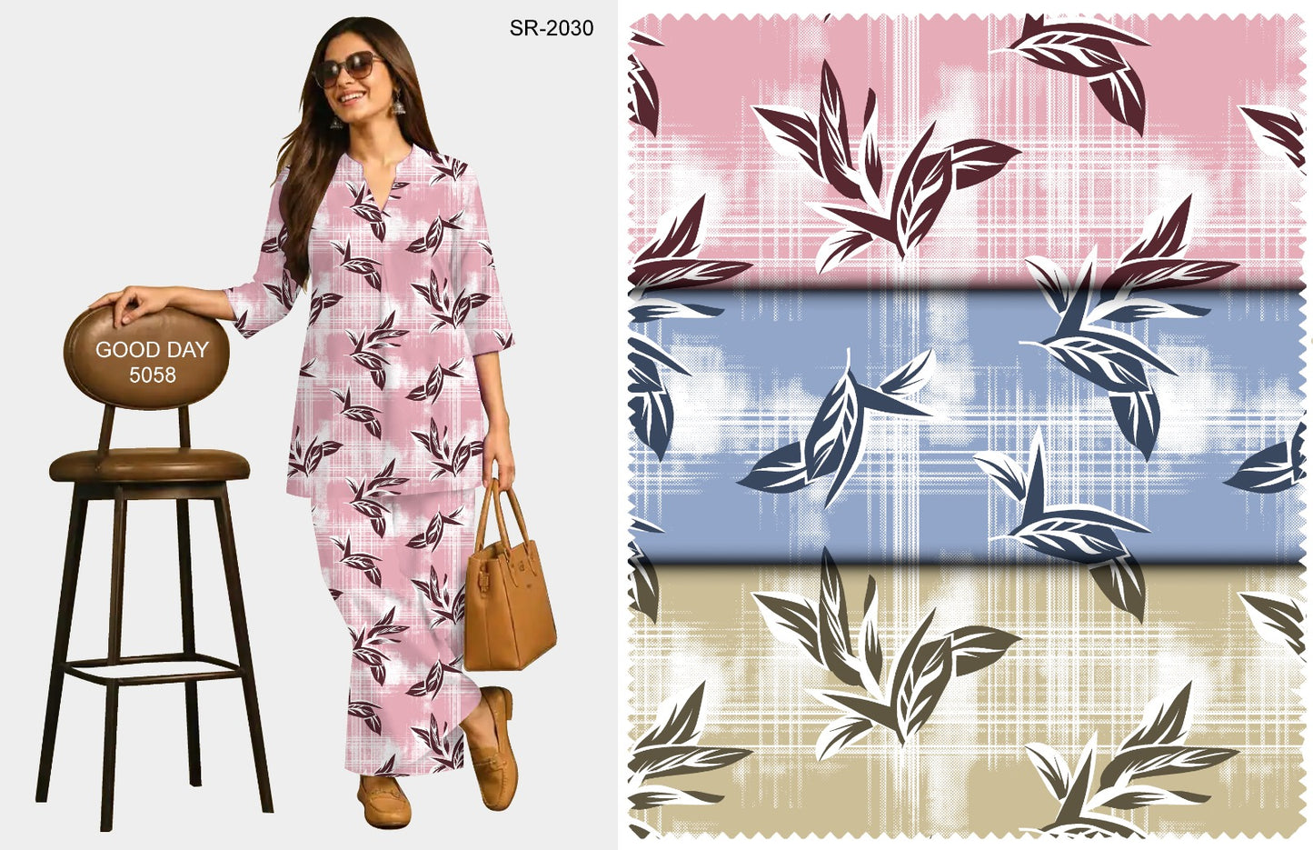 Printed Cotton Co-ord Set